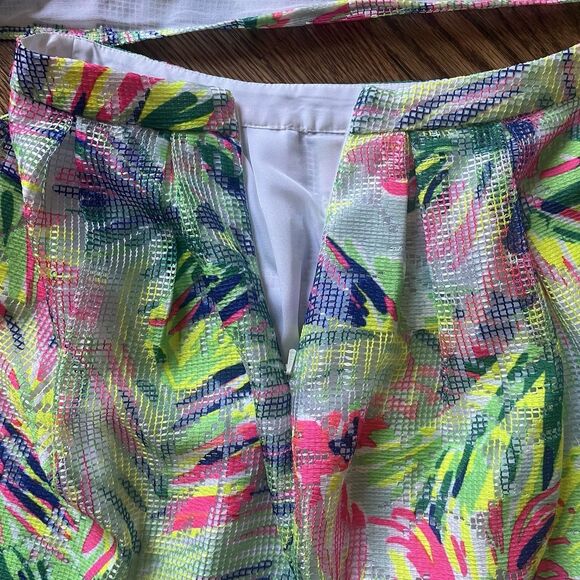 Lilly Pulitzer Hilah Matching Set Skirt and Crop Top Island Time Size 2 Tropical - Picture 9 of 15